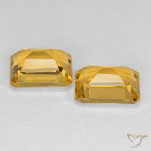 3.02克拉天然黄水晶，八边形，VS