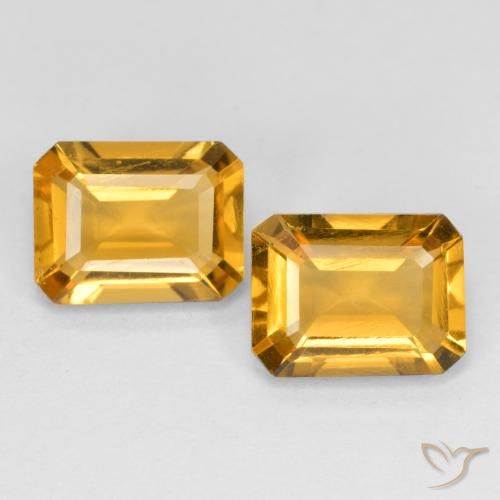 2.67克拉天然黄水晶，八边形，VS
