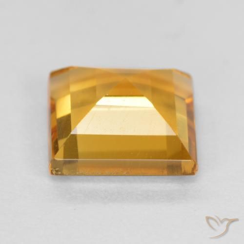 1.48克拉天然黄水晶，正方形，VS