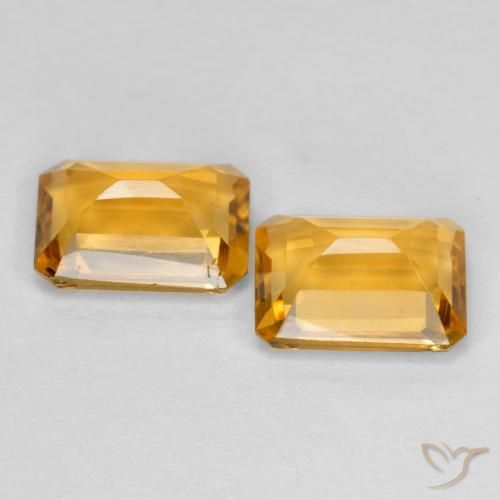 2.54克拉天然黄水晶，八边形，VVS-VS