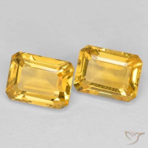 3.25克拉天然黄水晶，八边形，VVS-VS