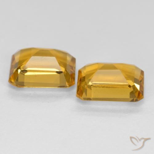 2.85克拉天然黄水晶，八边形，VVS-VS