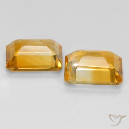 2.90克拉天然黄水晶，八边形，VVS-VS