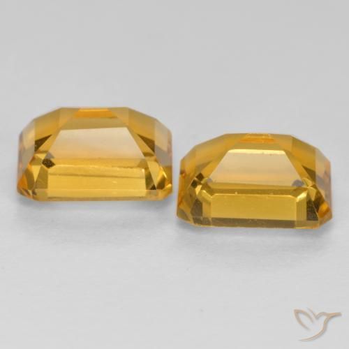 3.24克拉天然黄水晶，八边形，VVS-VS