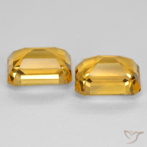 3.43克拉天然黄水晶，八边形，VVS-VS