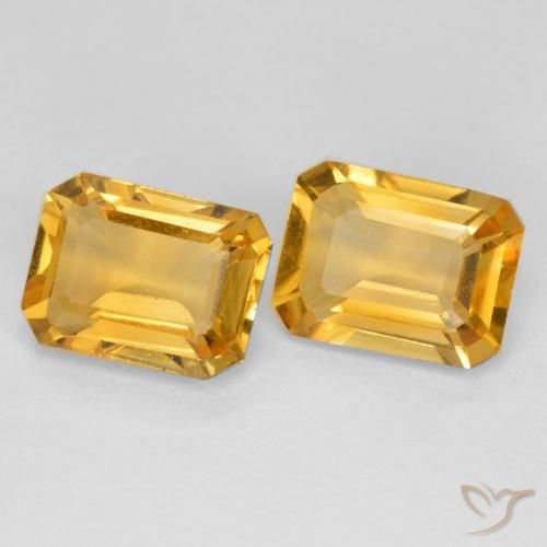 2.59克拉天然黄水晶，八边形，VS