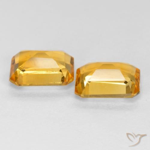 2.59克拉天然黄水晶，八边形，VS
