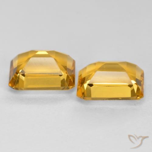 2.93克拉天然黄水晶，八边形，VVS-VS