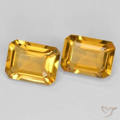 2.68克拉天然黄水晶，八边形，VVS-VS
