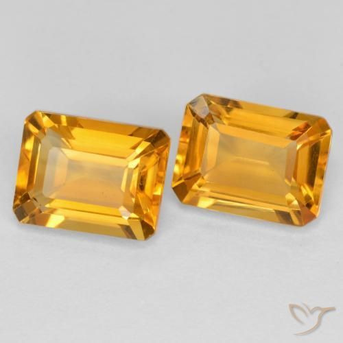 3.02克拉天然黄水晶，八边形，VVS-VS