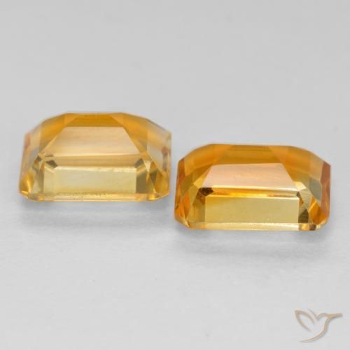 3.02克拉天然黄水晶，八边形，VVS-VS