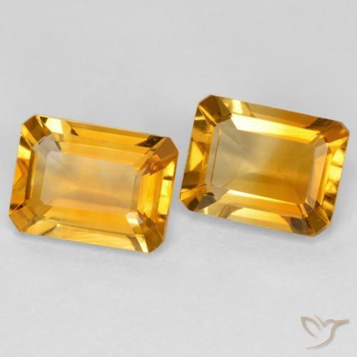 2.80克拉天然黄水晶，八边形，VVS-VS