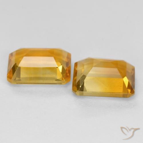 2.80克拉天然黄水晶，八边形，VVS-VS