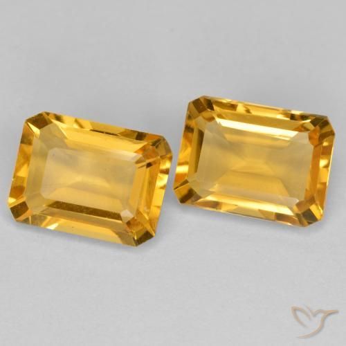 2.82克拉天然黄水晶，八边形，VVS-VS