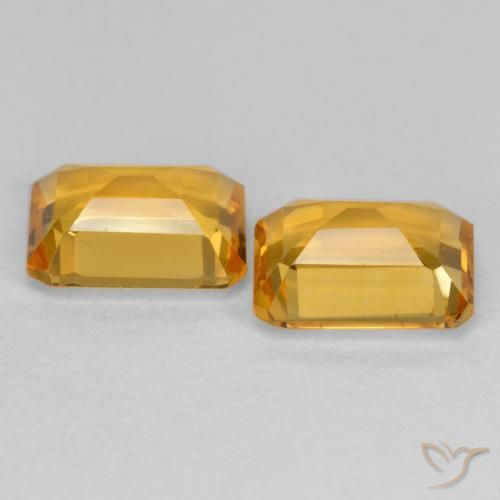 2.82克拉天然黄水晶，八边形，VVS-VS