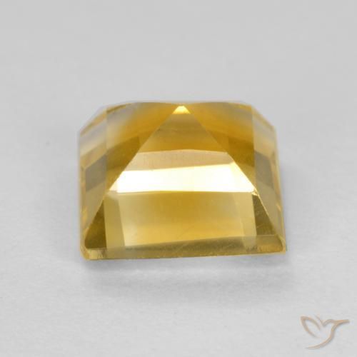 1.68克拉天然黄水晶，正方形，VS