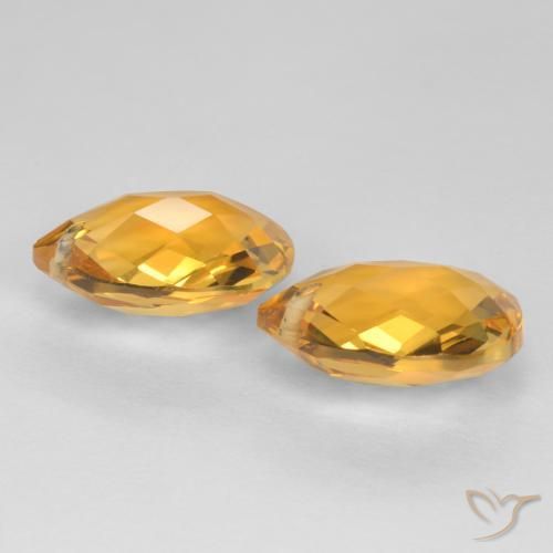 7.49克拉天然黄水晶，梨形，VVS-VS
