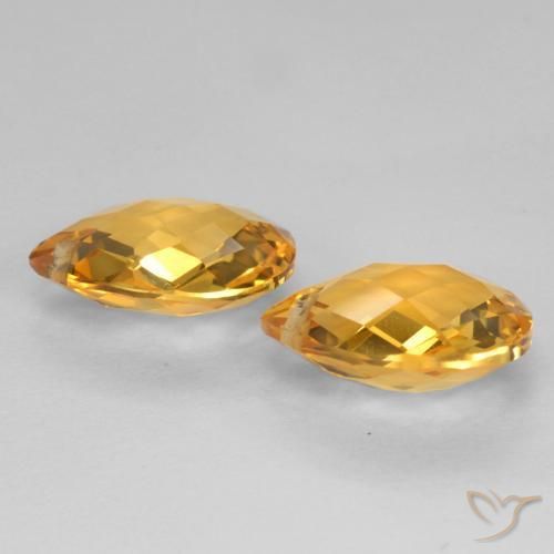 6.99克拉天然黄水晶，梨形，VVS-VS