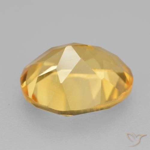 4.37克拉天然黄水晶，椭圆形，VVS