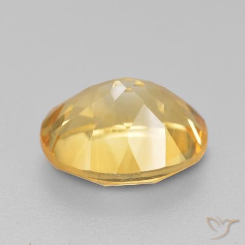1.90克拉天然黄水晶，椭圆形，VS