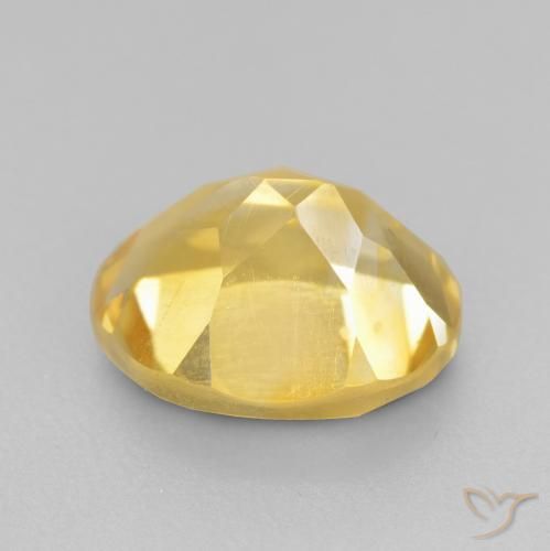 1.84克拉天然黄水晶，椭圆形，VS