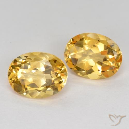 3.54克拉天然黄水晶，椭圆形，VVS-VS