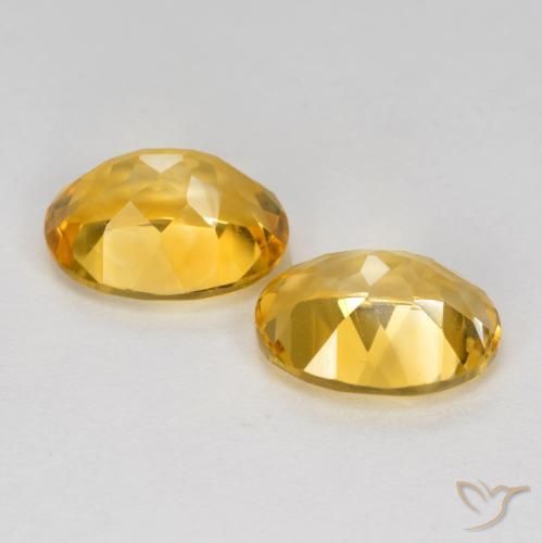 3.54克拉天然黄水晶，椭圆形，VVS-VS
