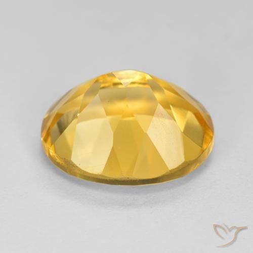 4.49克拉天然黄水晶，椭圆形，VVS-VS
