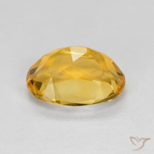 1.73克拉天然黄水晶，椭圆形，VS