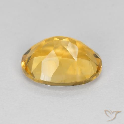 1.83克拉天然黄水晶，椭圆形，VVS-VS