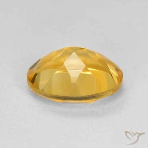 1.79克拉天然黄水晶，椭圆形，VS