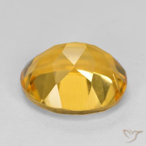 4.67克拉天然黄水晶，椭圆形，VVS-VS