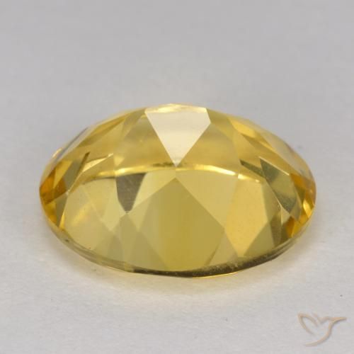 4.70克拉天然黄水晶，椭圆形，VS