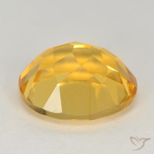 4.71克拉天然黄水晶，椭圆形，VS