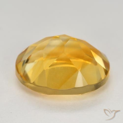 4.73克拉天然黄水晶，椭圆形，VVS-VS