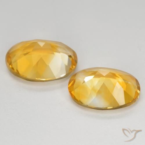 7.42克拉天然黄水晶，椭圆形，VS