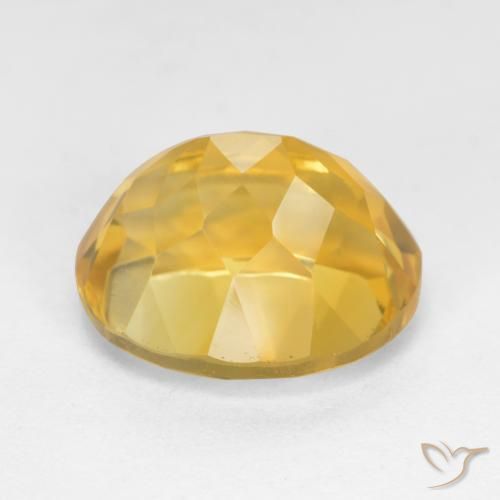 5.64克拉天然黄水晶，椭圆形，VVS-VS