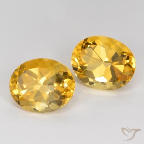 7.71克拉天然黄水晶，椭圆形，VVS-VS
