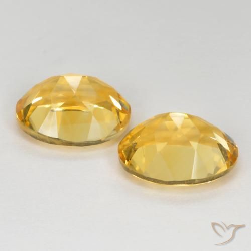 6.64克拉天然黄水晶，椭圆形，VVS-VS