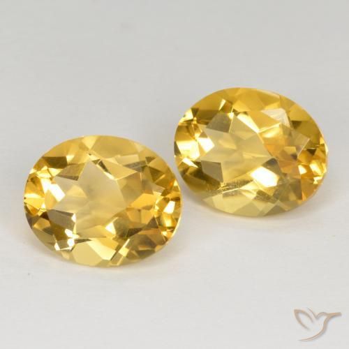 6.72克拉天然黄水晶，椭圆形，VVS-VS