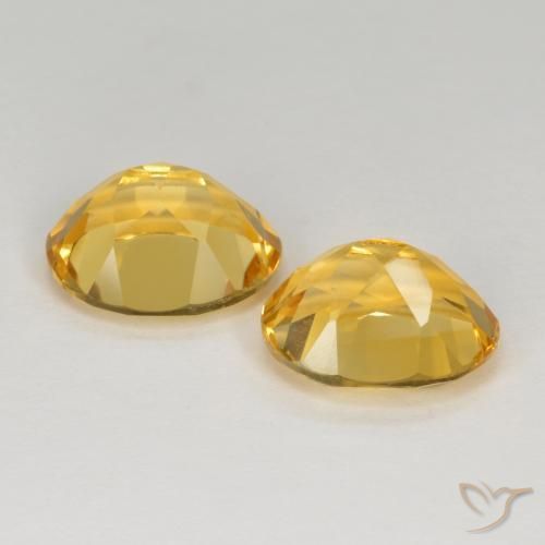 6.64克拉天然黄水晶，椭圆形，VVS-VS