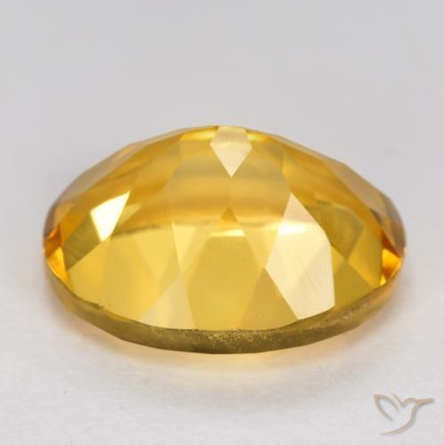 3.50克拉天然黄水晶，椭圆形，VVS-VS