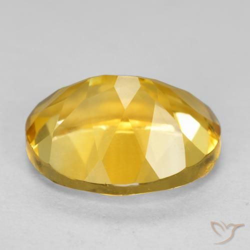 3.46克拉天然黄水晶，椭圆形，VVS-VS