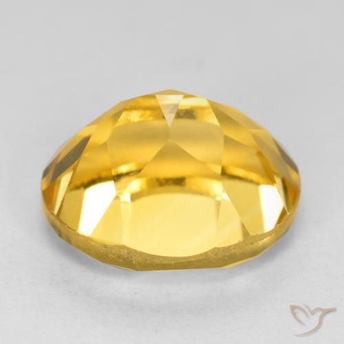 4.15克拉天然黄水晶，椭圆形，VVS