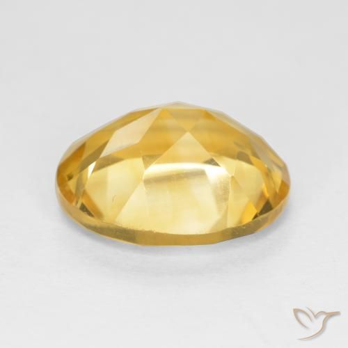 2.94克拉天然黄水晶，椭圆形，VVS
