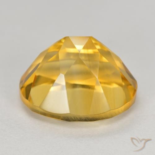4.11克拉天然黄水晶，椭圆形，VVS-VS