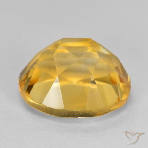 4.02克拉天然黄水晶，椭圆形，VVS