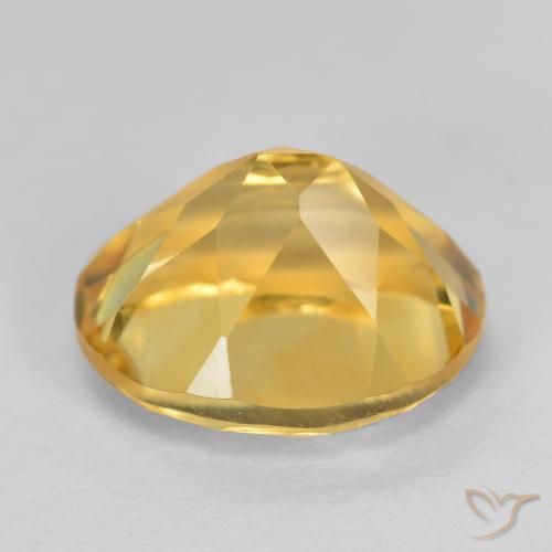 3.80克拉天然黄水晶，椭圆形，VVS-VS