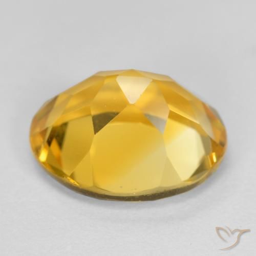 3.35克拉天然黄水晶，椭圆形，VVS-VS