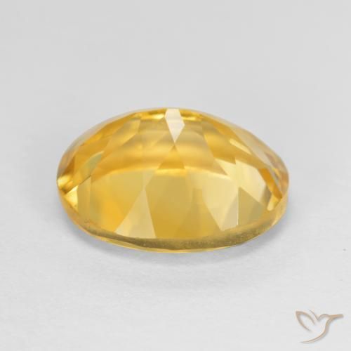 3.51克拉天然黄水晶，椭圆形，VVS-VS